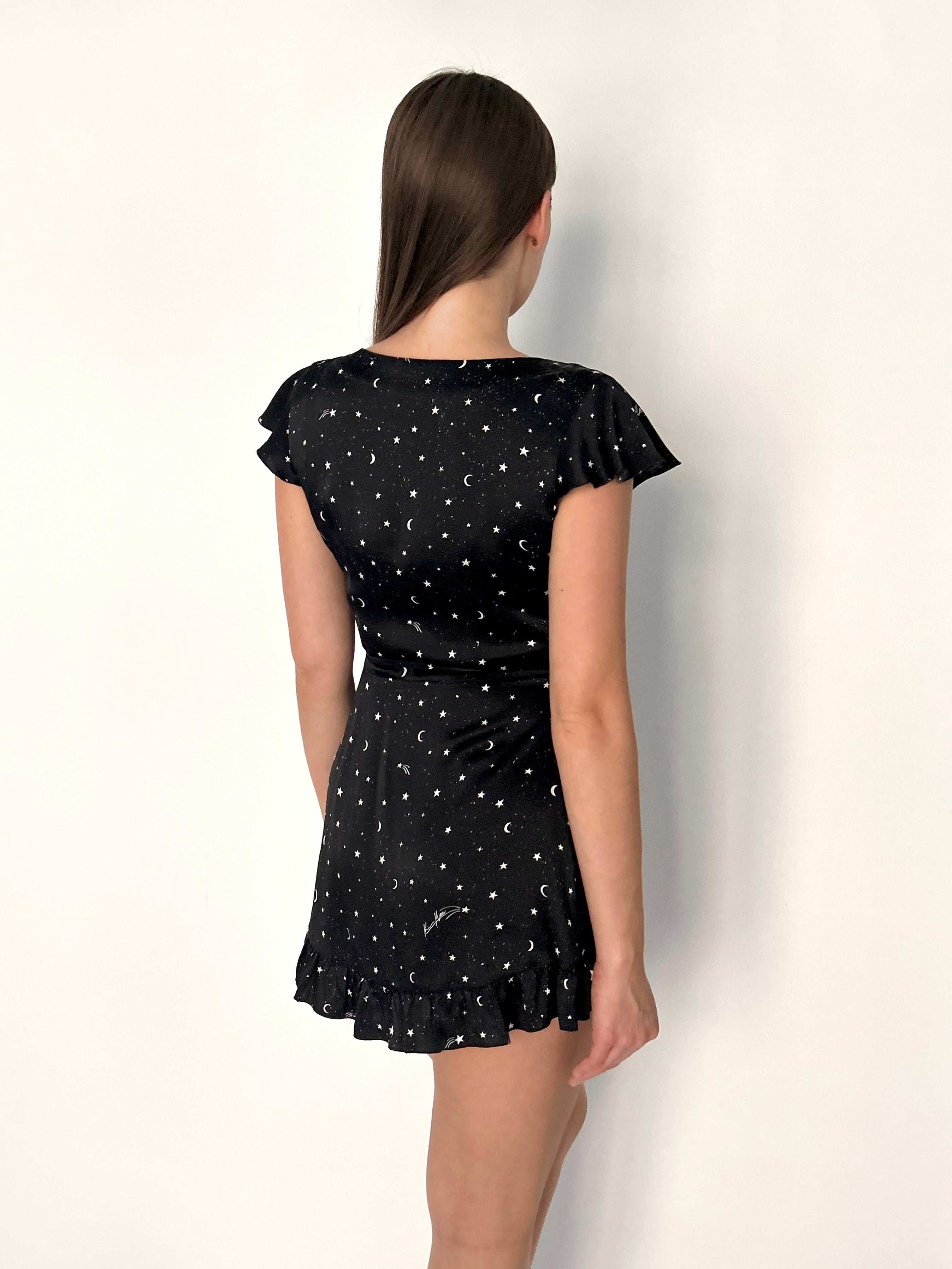 Malena Mini Wrap Dress